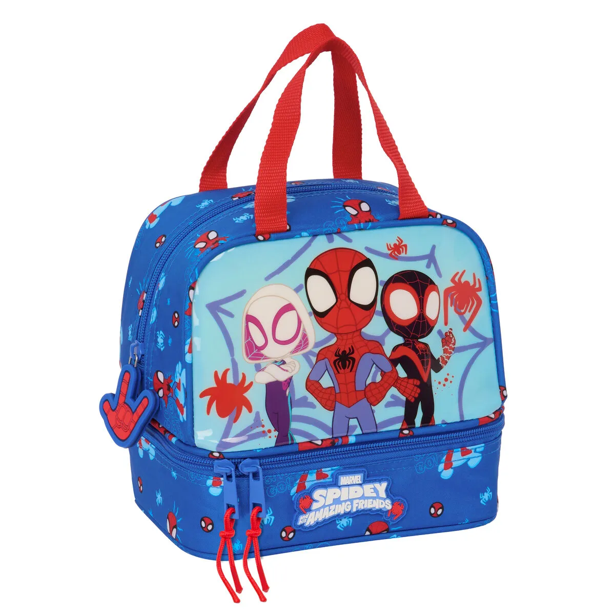 Portamerenda Spidey Azzurro 20 x 20 x 15 cm