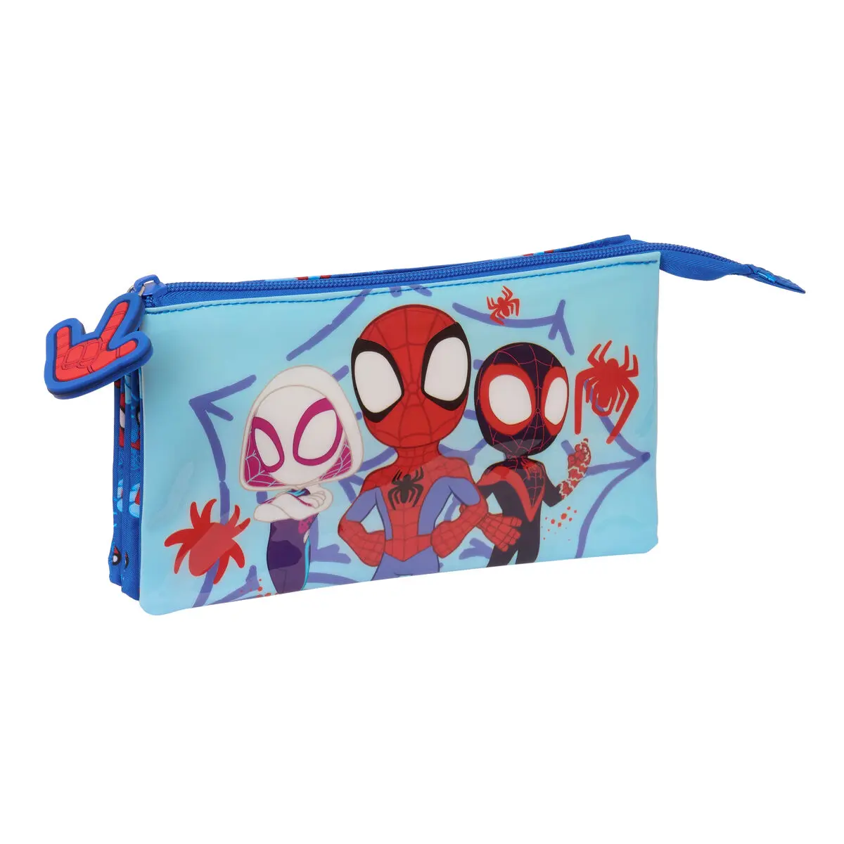 Portaoggetti Doppio Spidey Azzurro 22 x 12 x 3 cm