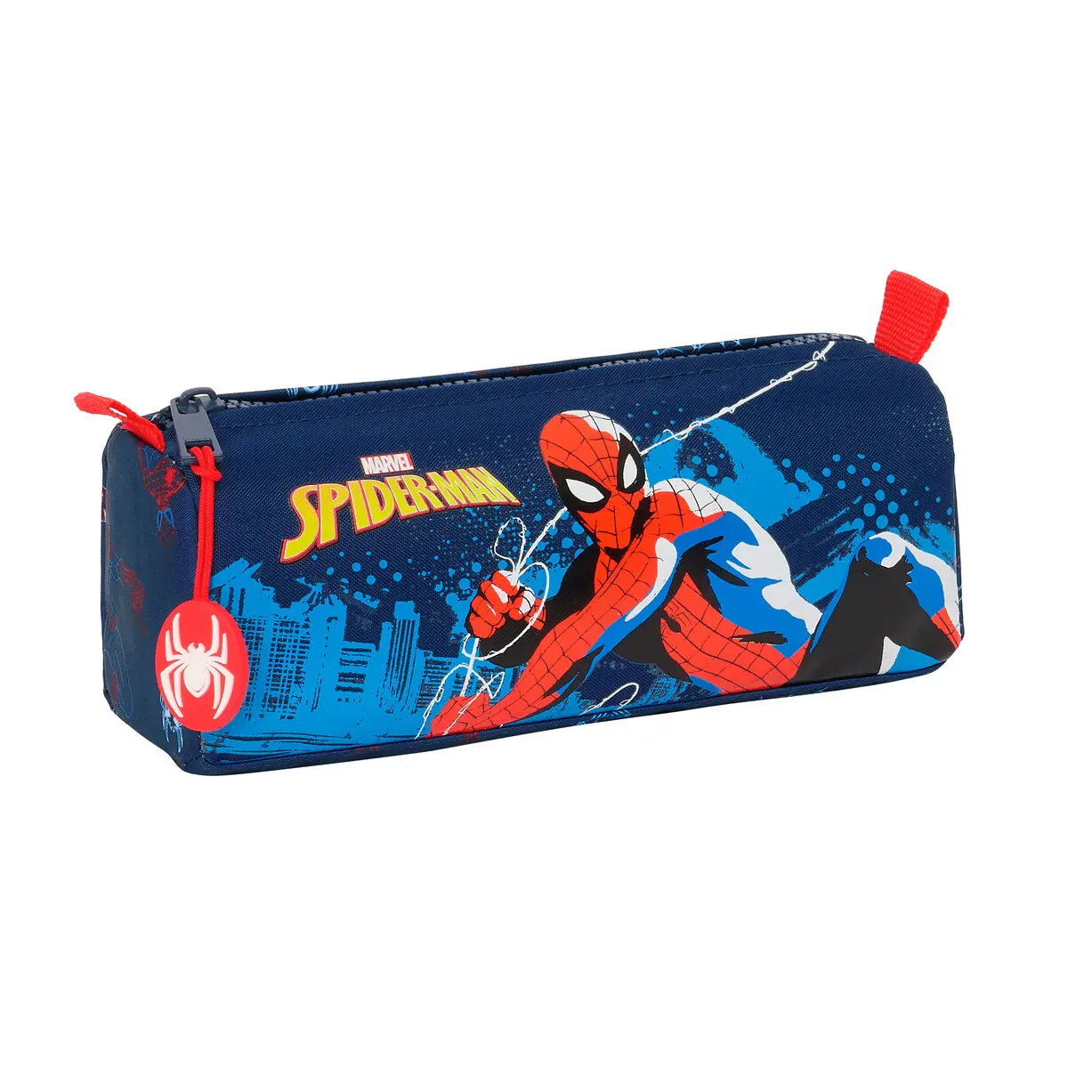 Necessaire Spider-Man Neon Blu Marino 21 x 8 x 7 cm