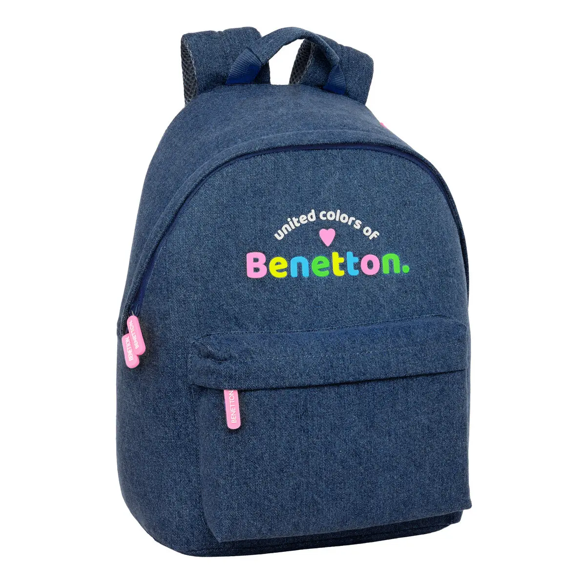 Zaino per Portatile Benetton Denim Azzurro 31 x 41 x 16 cm