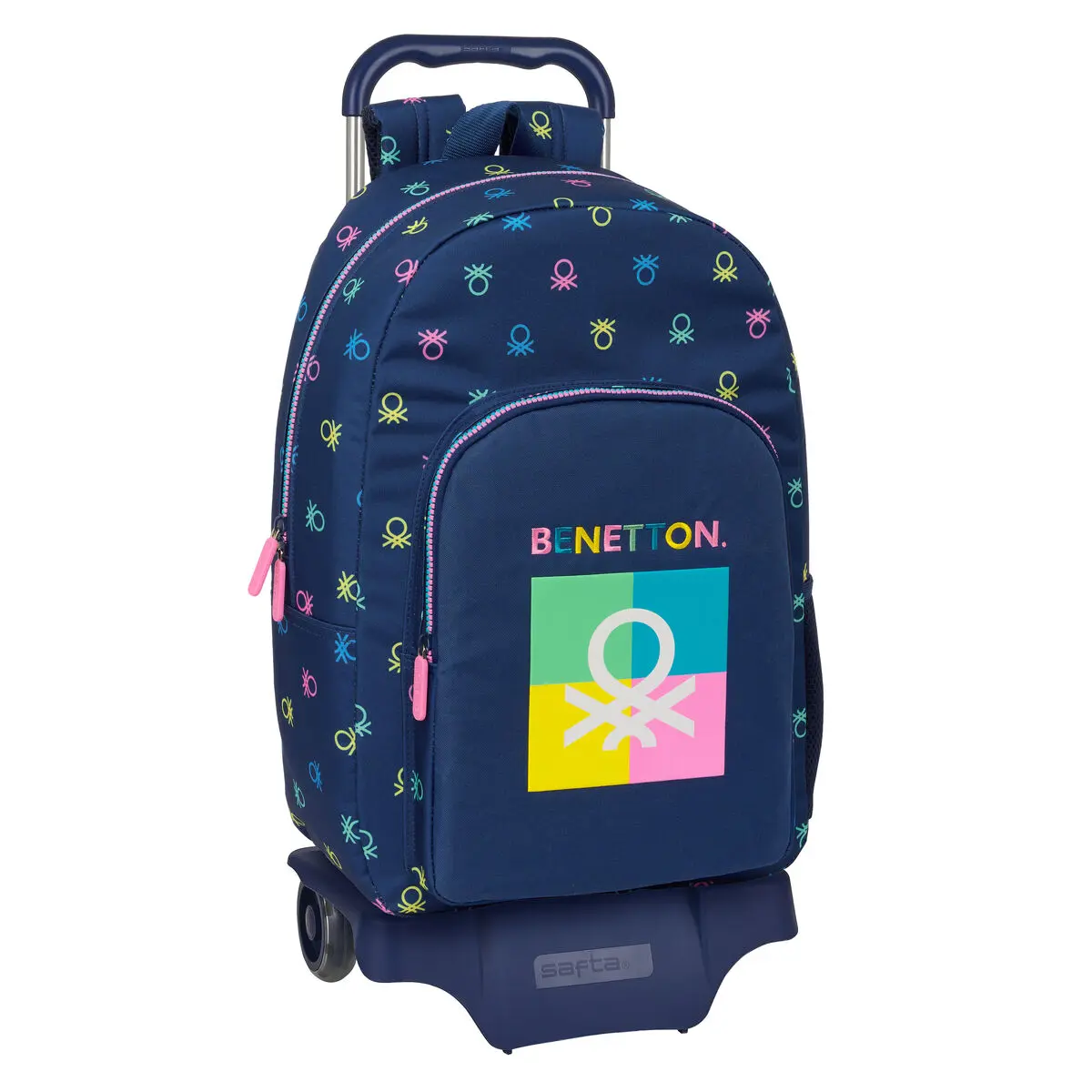 Trolley per la Scuola Benetton Cool Blu Marino 30 x 46 x 14 cm