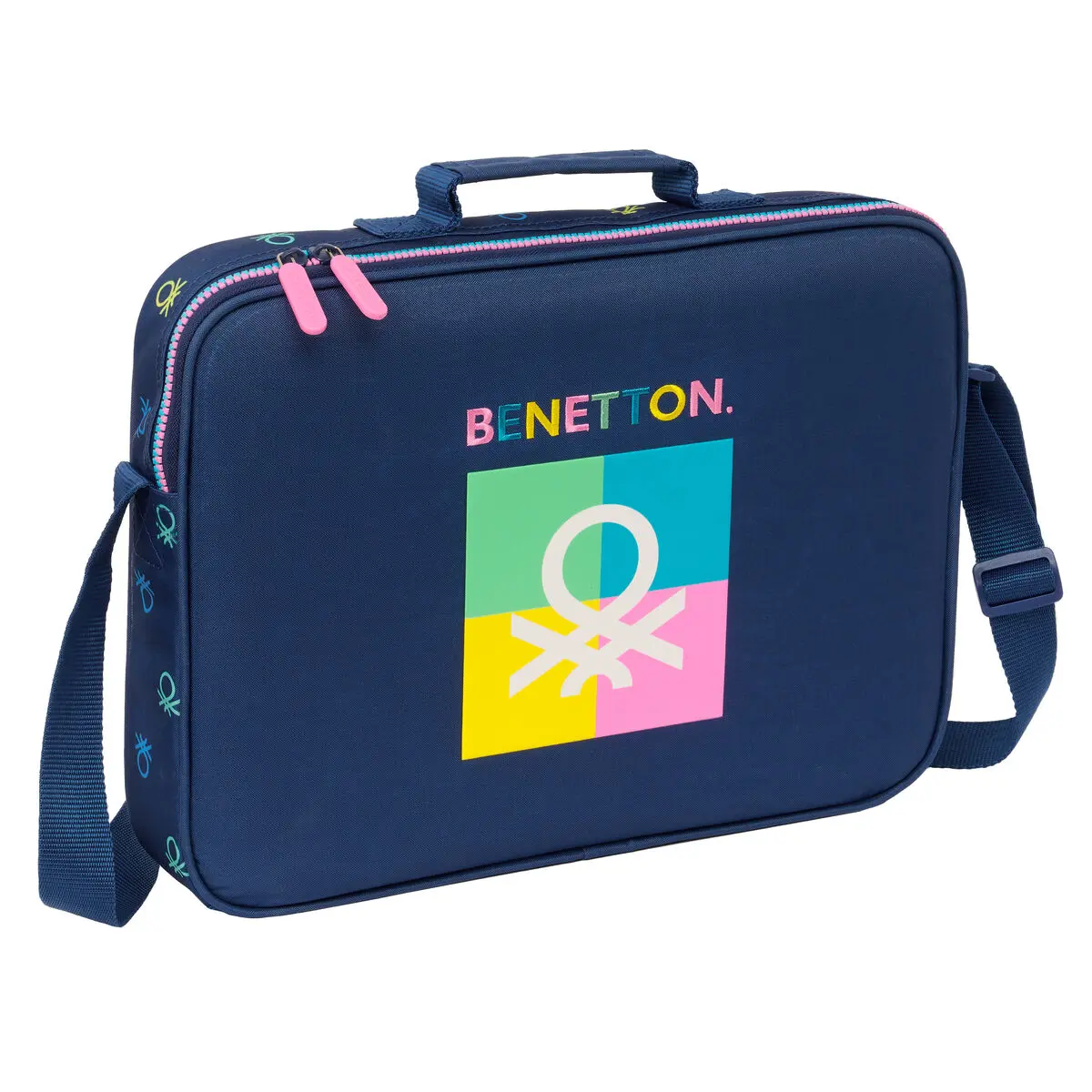 Borsa per la scuola Benetton Cool Blu Marino 38 x 28 x 6 cm