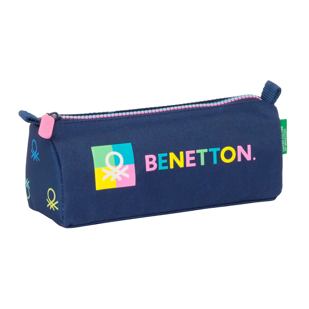 Astuccio Scuola Benetton Cool Blu Marino 21 x 8 x 7 cm