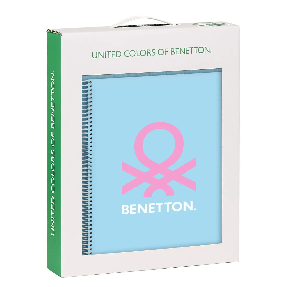 Set di Cancelleria Benetton Spring Celeste 2 Pezzi