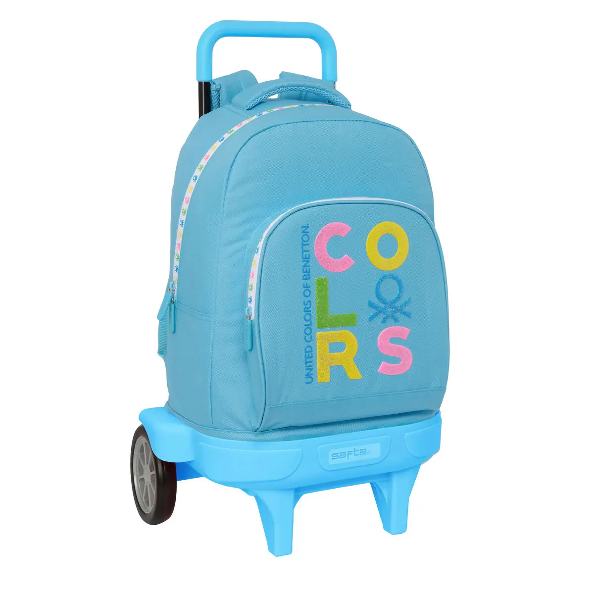 Trolley per la Scuola Benetton Spring Blu cielo 33 X 45 X 22 cm