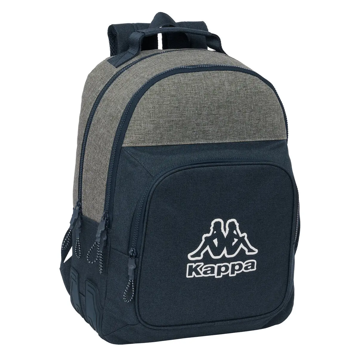 Zaino Scuola Kappa Dark navy Grigio Blu Marino 32 x 42 x 15 cm