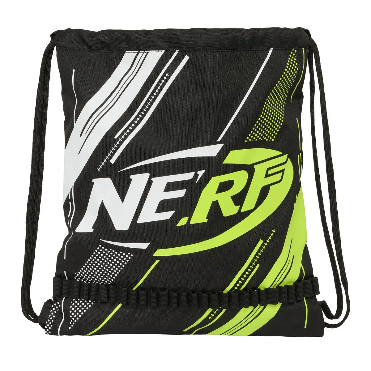 Zainetto con Cordini Nerf Get ready Nero 35 x 40 x 1 cm