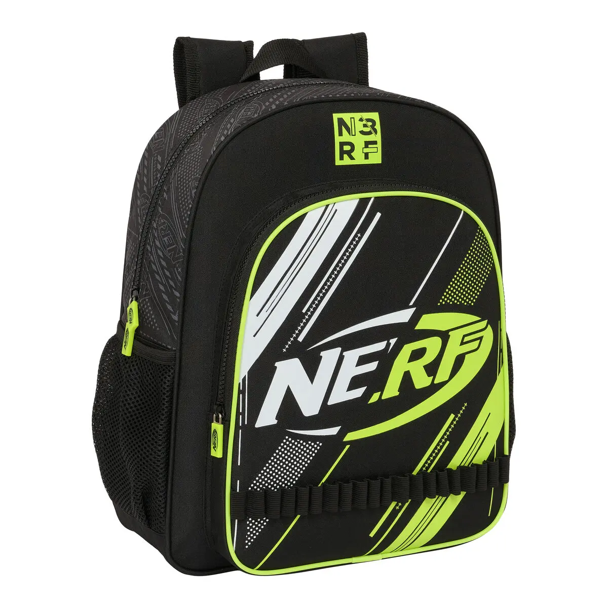 Zaino Scuola Nerf Get ready Nero 32 X 38 X 12 cm