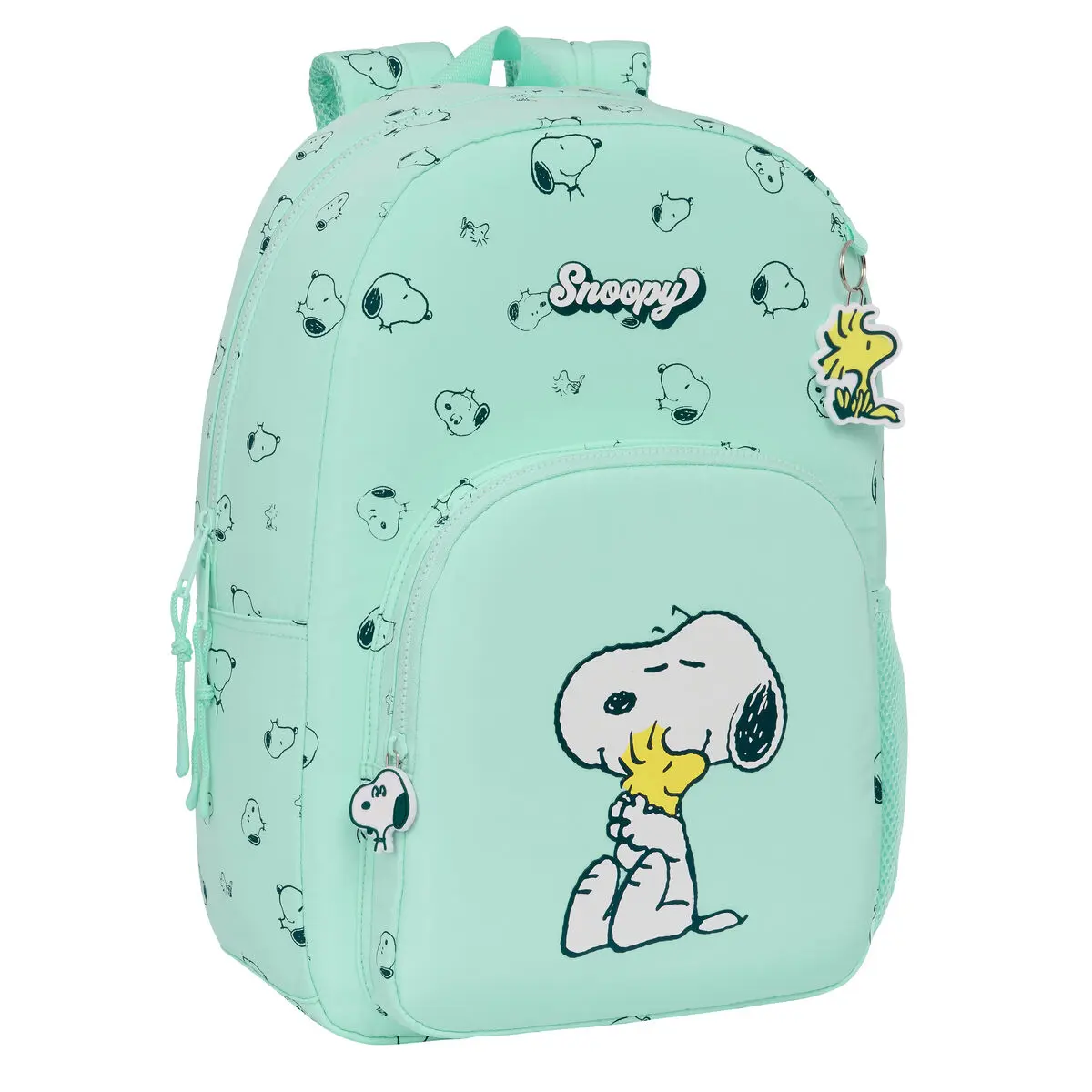 Zaino Scuola Snoopy Groovy Verde 30 x 46 x 14 cm