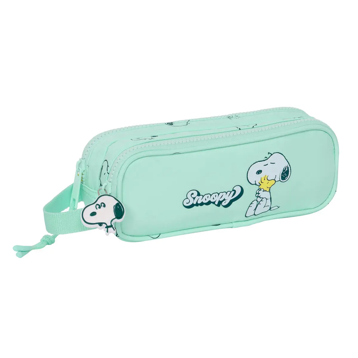 Portaoggetti Doppio Snoopy Groovy Verde 21 x 8 x 6 cm