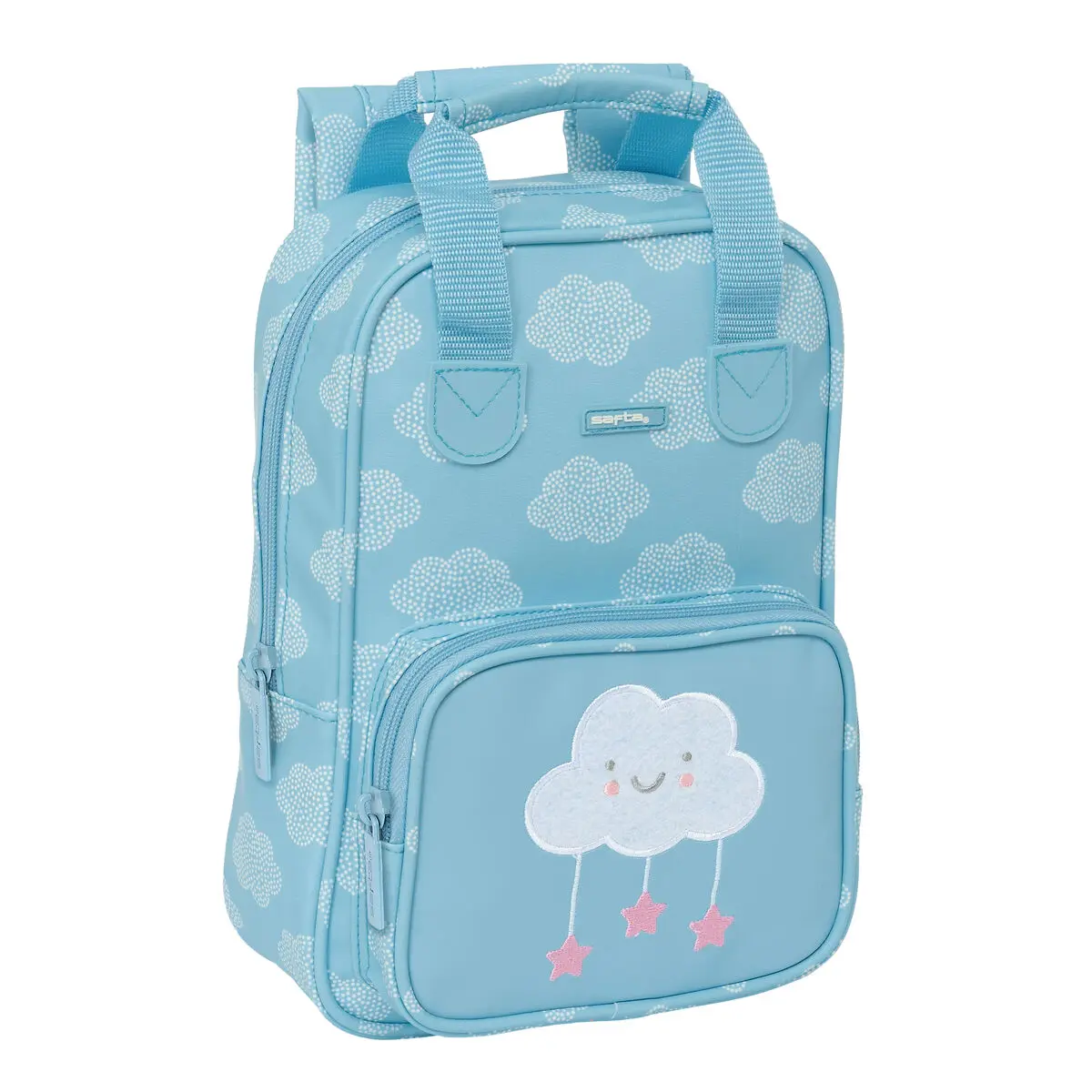 Zaino per Bambini Safta Nuvole Azzurro 20 x 28 x 8 cm