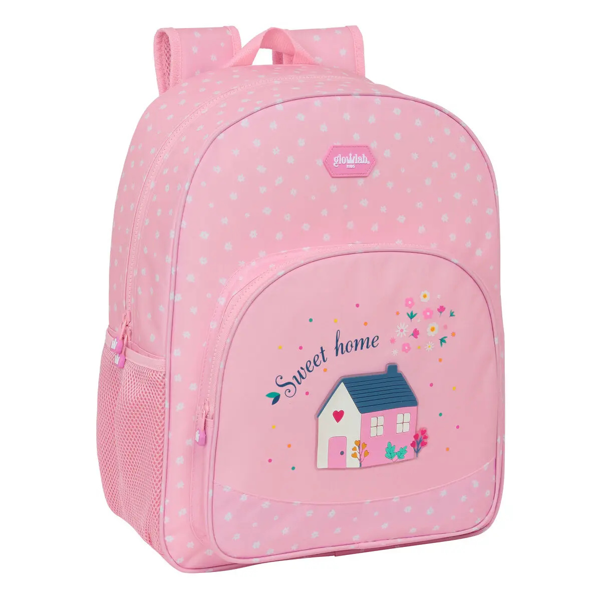 Zaino Scuola Glow Lab Sweet home Rosa 33 x 42 x 14 cm