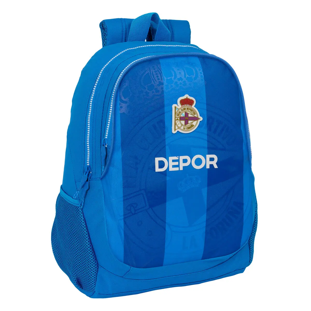 Zaino Scuola R. C. Deportivo de La Coruña Azzurro 32 x 44 x 16 cm