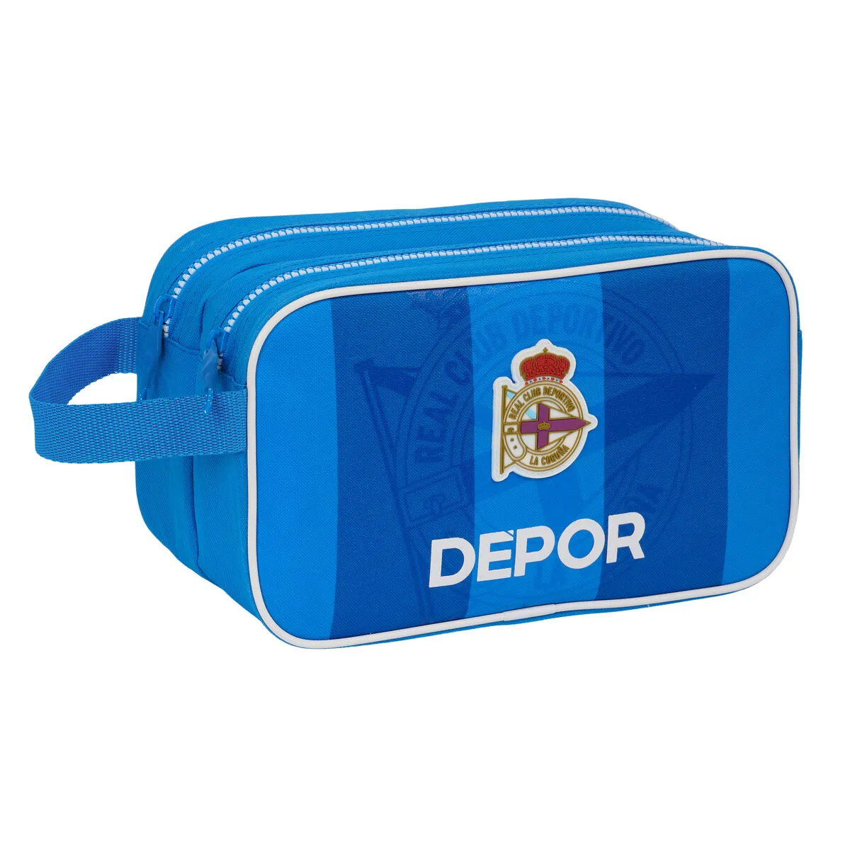 Necessaire per la Scuola R. C. Deportivo de La Coruña Azzurro Sportivo 26 x 15 x 12.5 cm