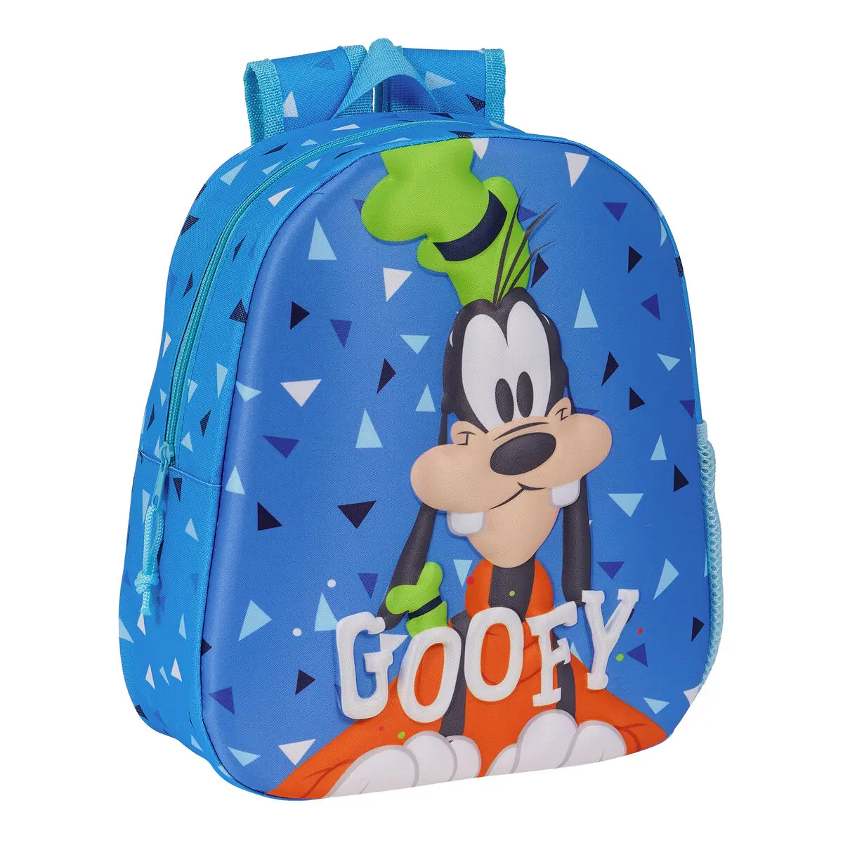 Zaino per Bambini 3D Clásicos Disney Goofy Azzurro 27 x 33 x 10 cm