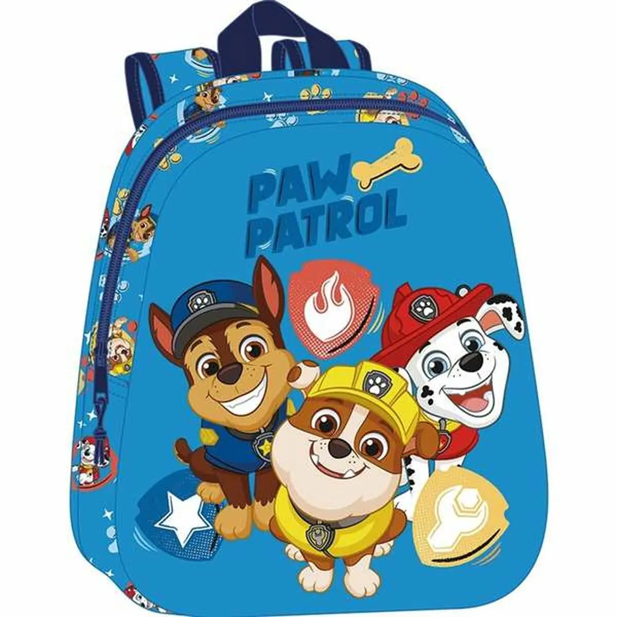 Zaino Scuola The Paw Patrol Azzurro 27 x 33 x 10 cm