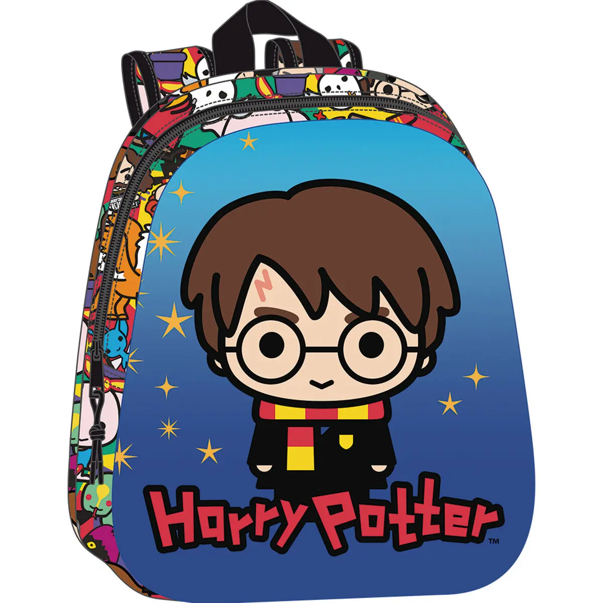 Zaino Scuola Harry Potter Azzurro Multicolore 27 x 33 x 10 cm