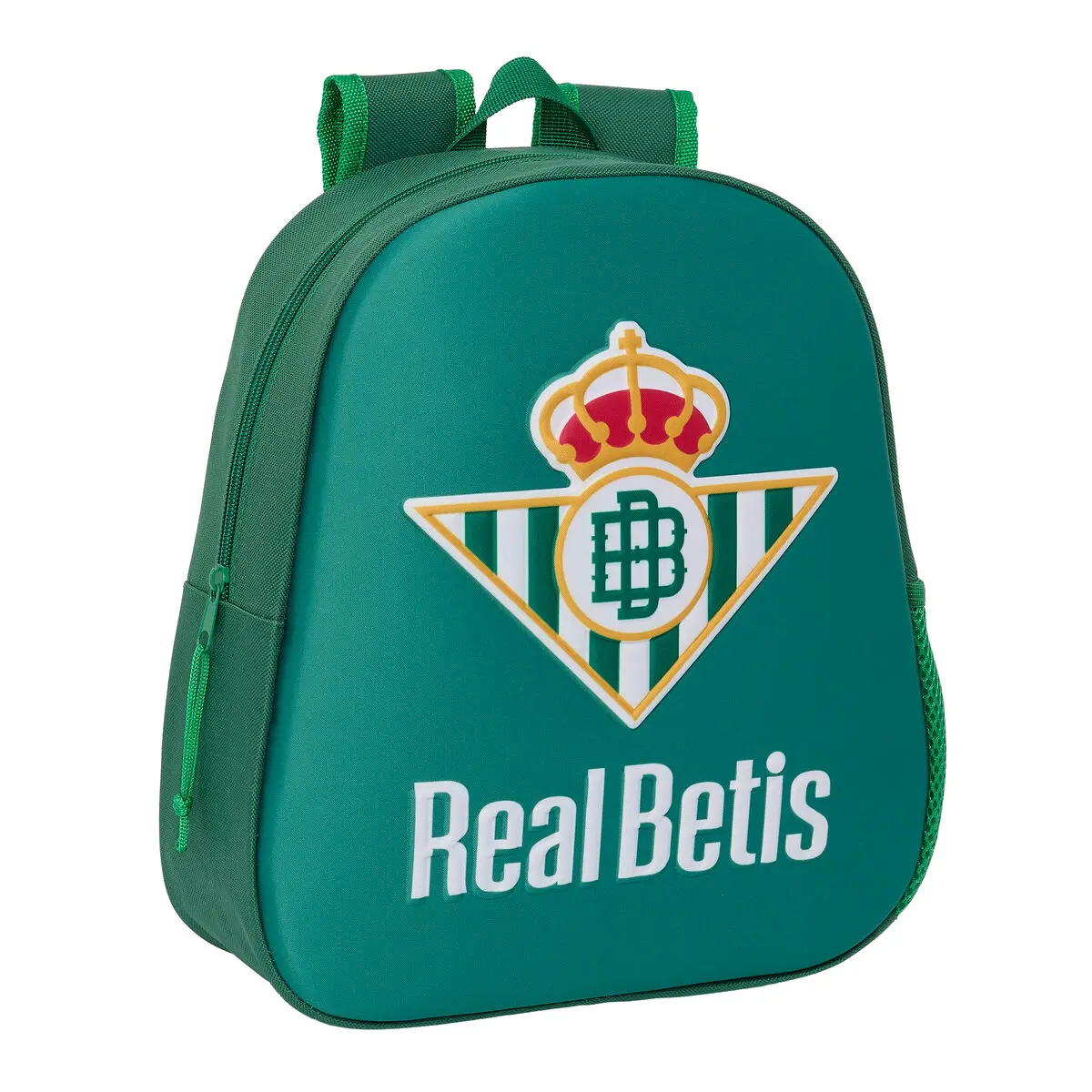 Zaino Scuola 3D Real Betis Balompié Verde 27 x 33 x 10 cm