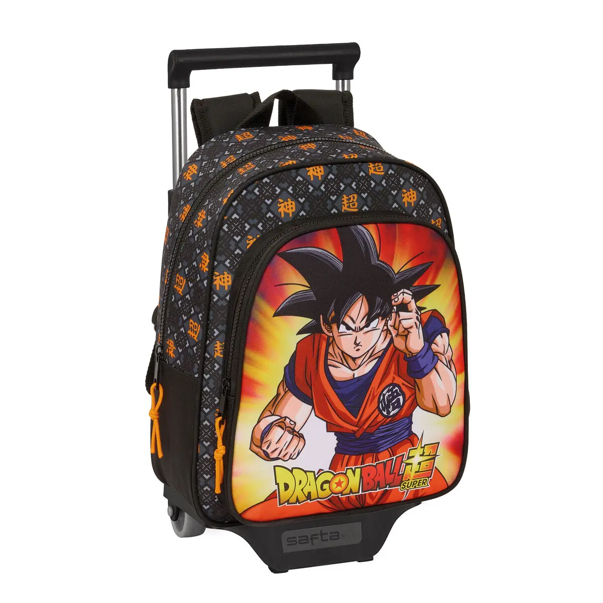 Trolley per la Scuola Dragon Ball Nero 27 x 33 x 10 cm