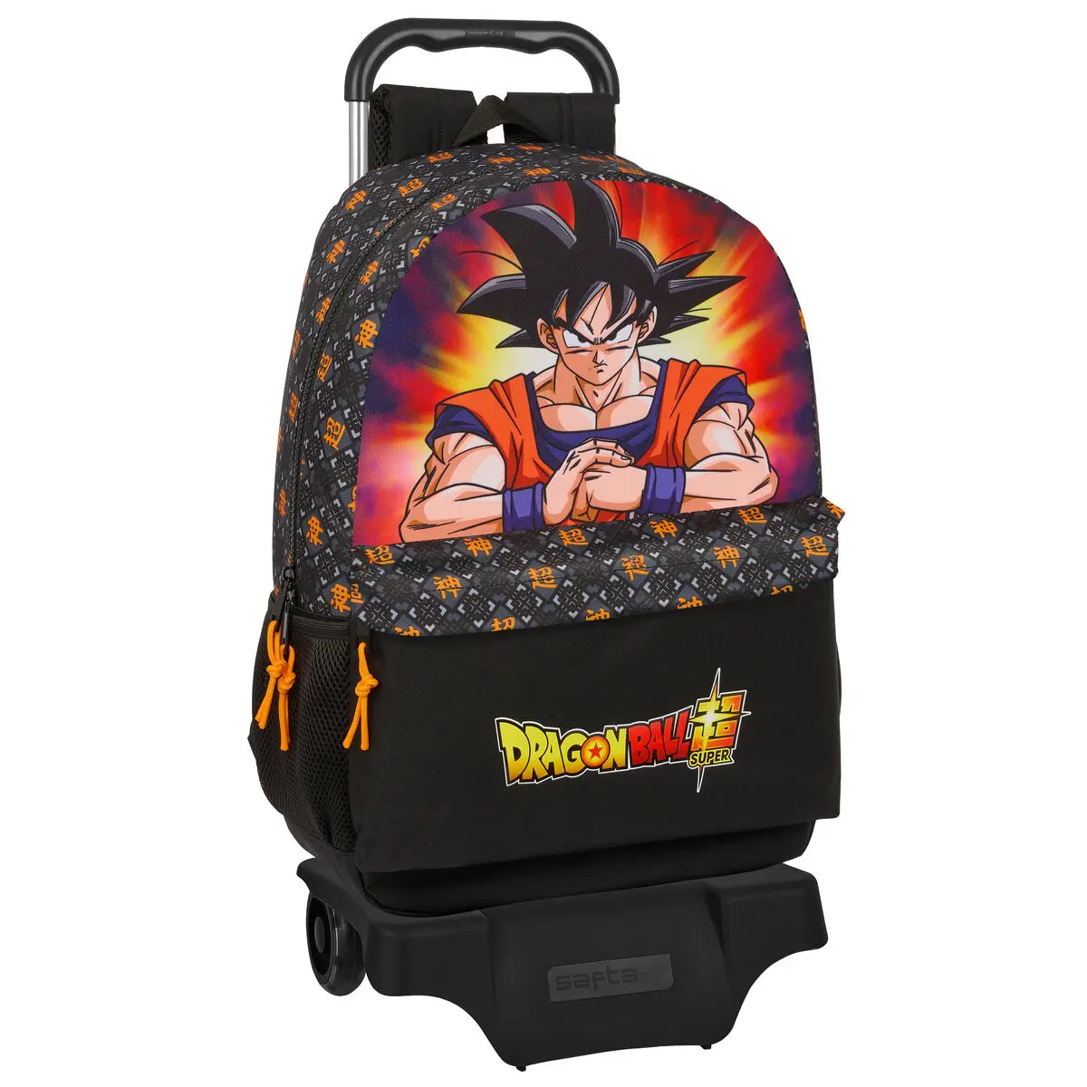 Trolley per la Scuola Dragon Ball Nero 30 x 46 x 14 cm