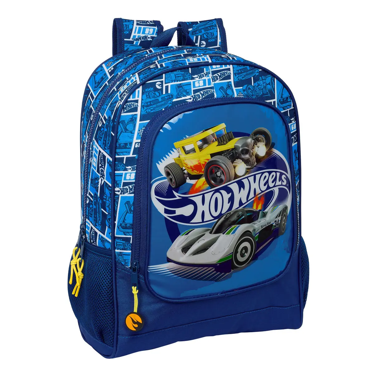 Zaino Scuola Hot Wheels Sonny Blu Marino 32 x 42 x 14 cm