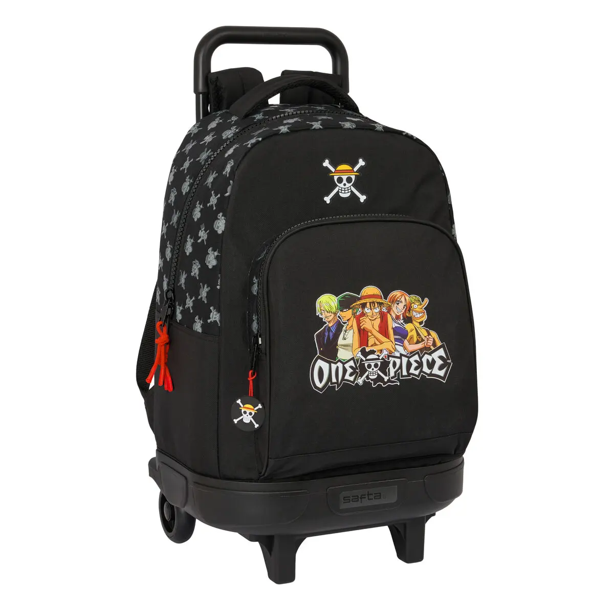 Trolley per la Scuola One Piece Nero 33 x 45 x 22 cm