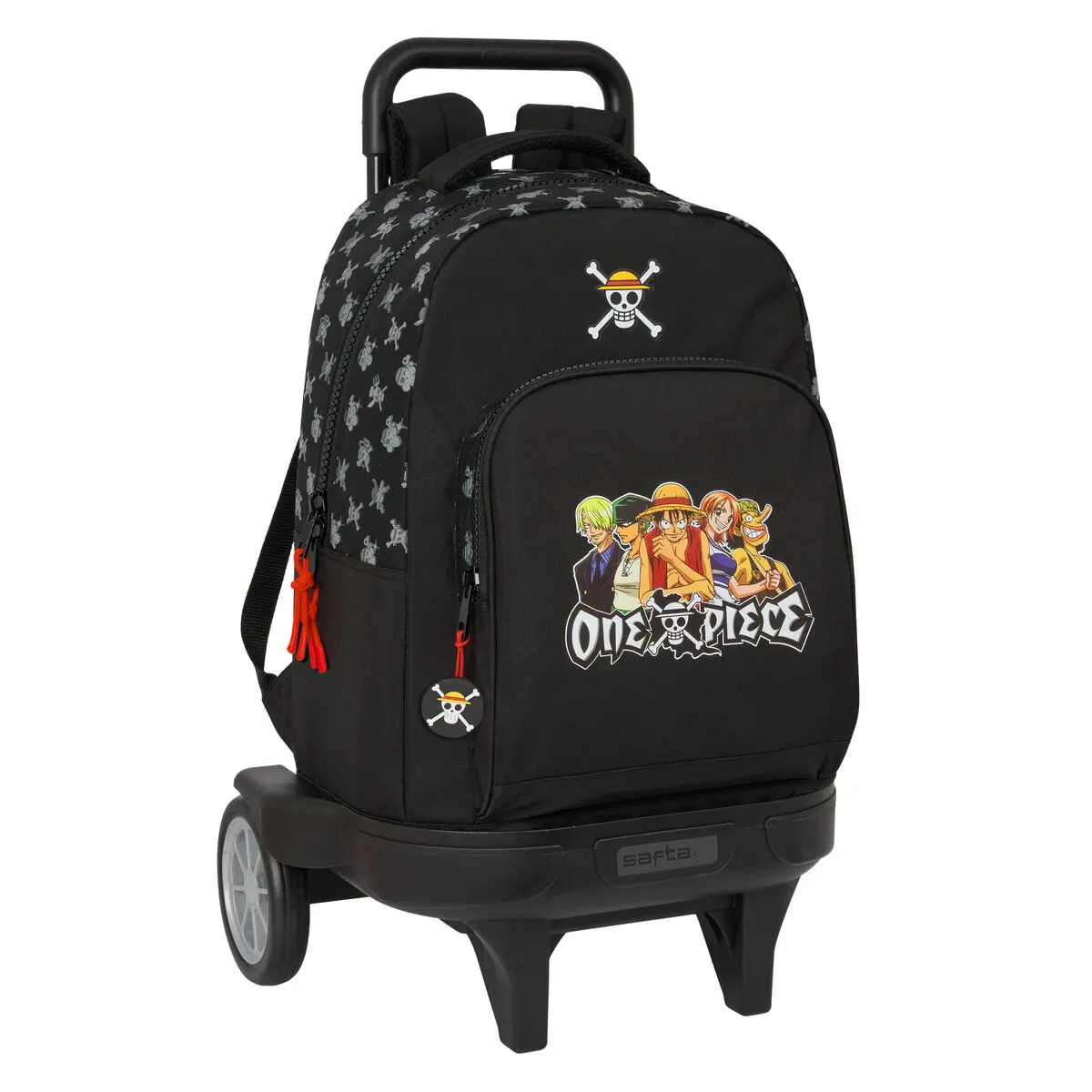 Trolley per la Scuola One Piece Nero 33 x 45 x 22 cm