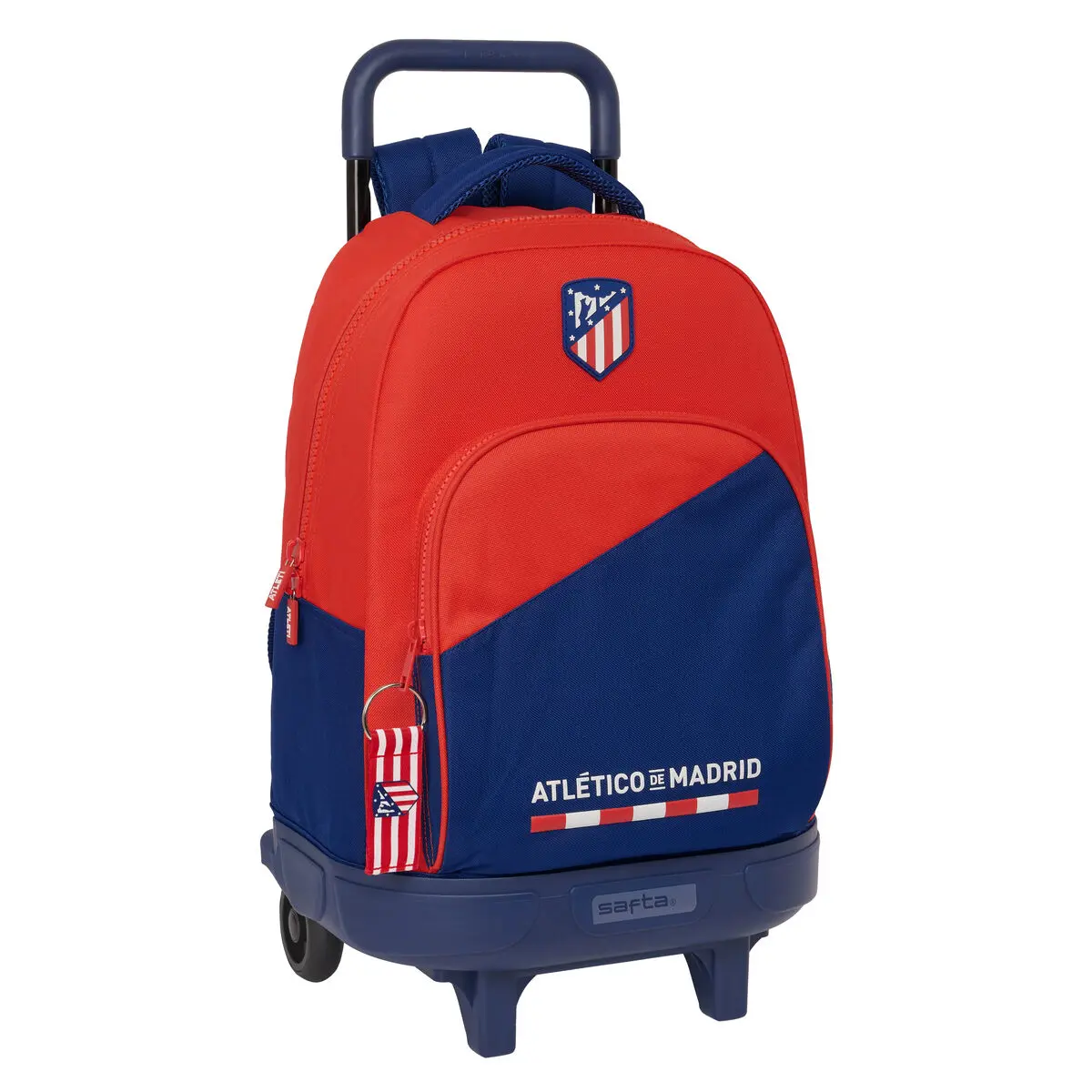 Trolley per la Scuola Atlético Madrid Azzurro Rosso 33 X 45 X 22 cm