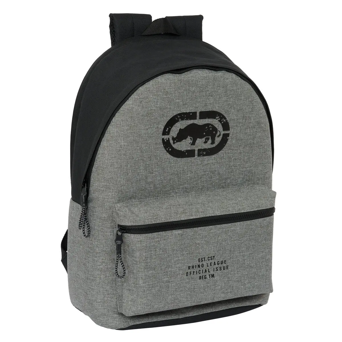 Zaino per Portatile Eckō Unltd. Rhino Nero Grigio 31 x 44 x 18 cm