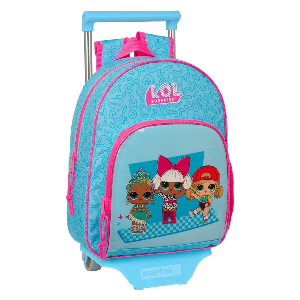 Trolley per la Scuola LOL Surprise! Divas Azzurro 28 x 34 x 10 cm