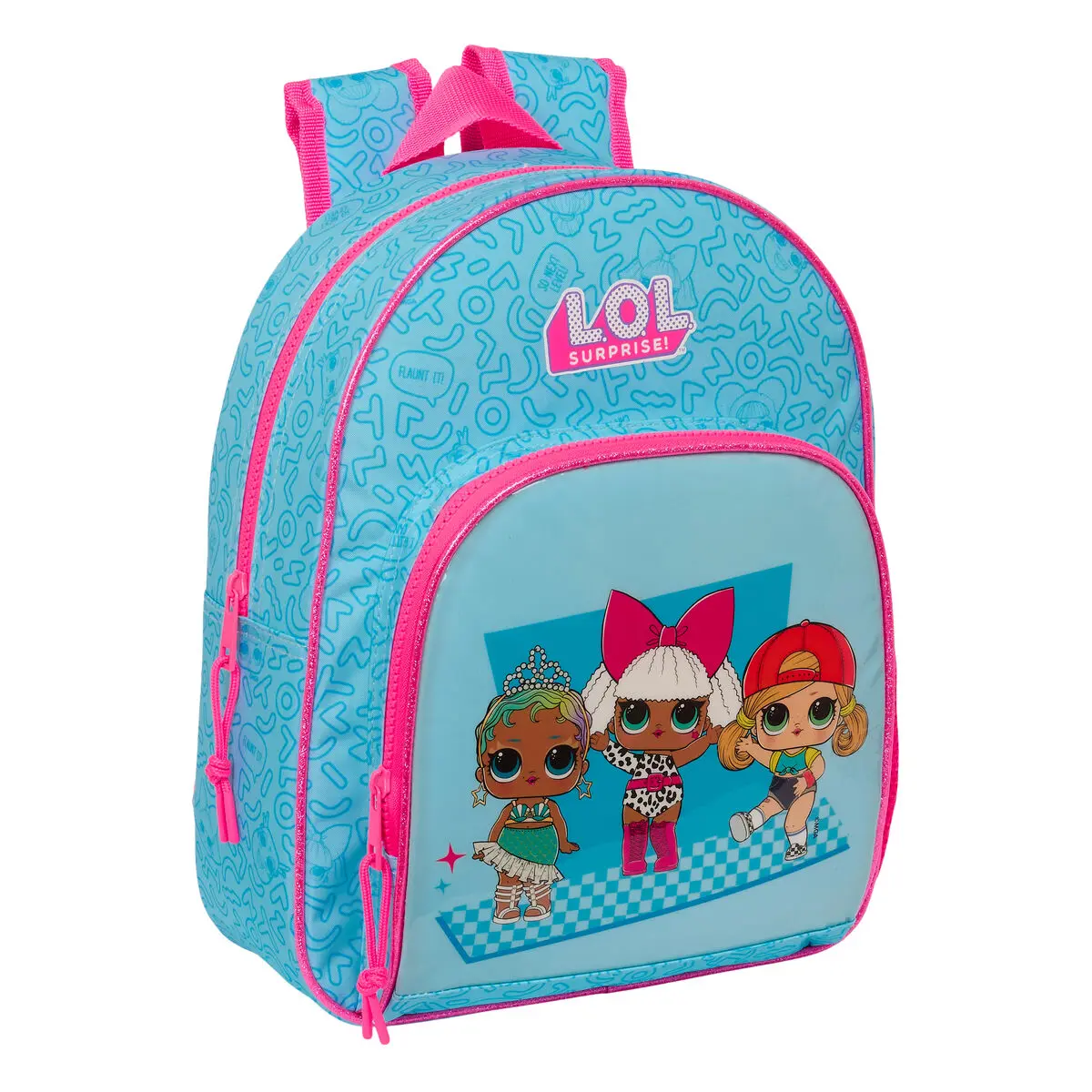 Zaino Scuola LOL Surprise! Divas Azzurro 28 x 34 x 10 cm