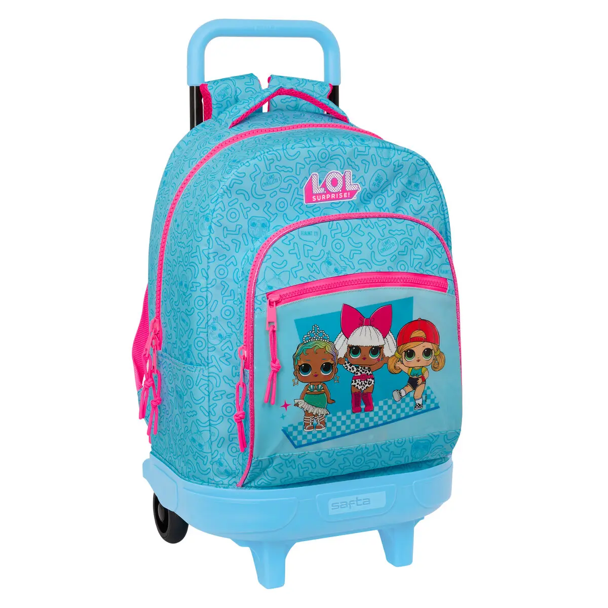 Trolley per la Scuola LOL Surprise! Divas Azzurro 33 X 45 X 22 cm