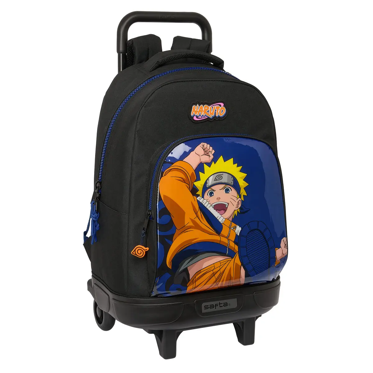 Trolley per la Scuola Naruto Ninja Azzurro Nero 33 x 45 x 22 cm