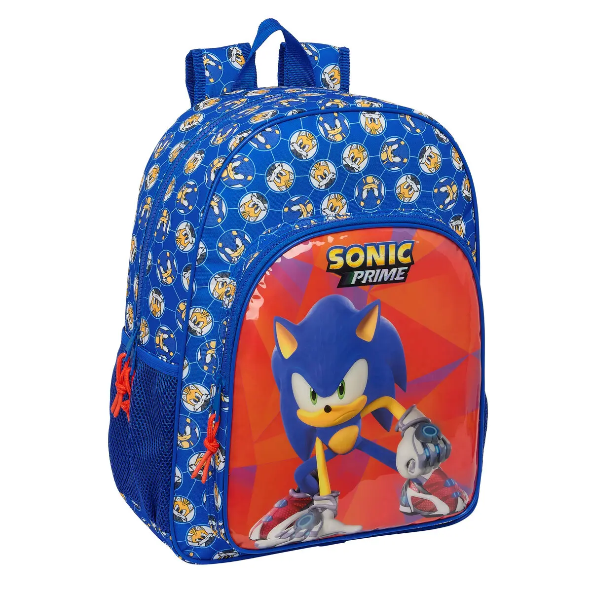 Zaino Scuola Sonic Prime Azzurro 33 x 42 x 14 cm