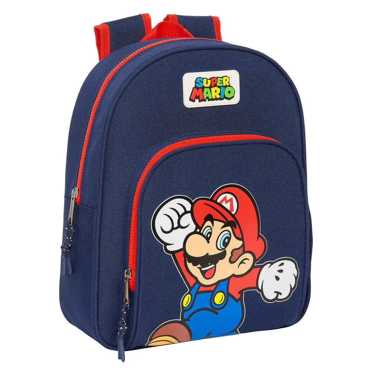 Zaino Scuola Super Mario World Blu Marino 28 x 34 x 10 cm