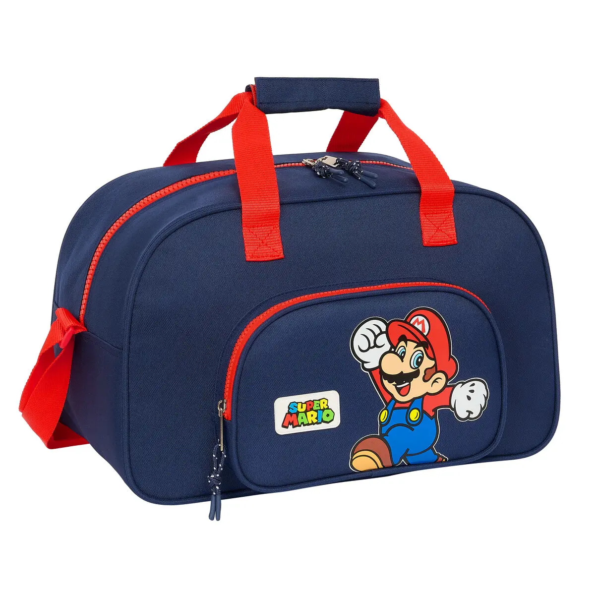 Borsa da Palestra Super Mario World Blu Marino 40 x 24 x 23 cm