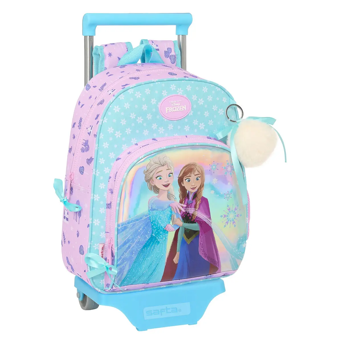 Trolley per la Scuola Frozen Cool days Violetta Blu cielo 28 x 34 x 10 cm