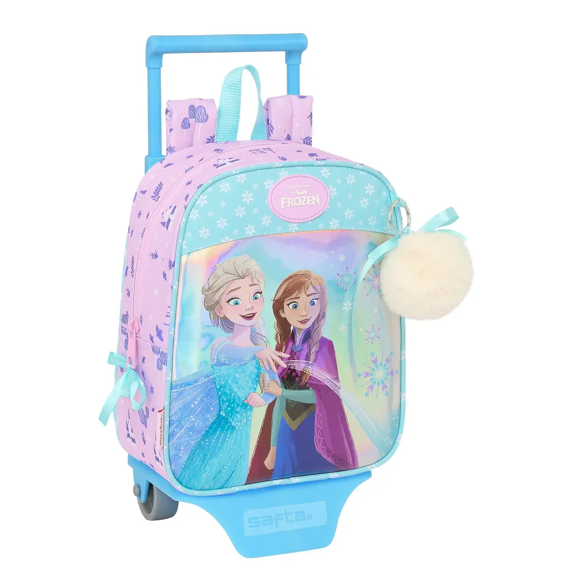 Trolley per la Scuola Frozen Cool days Violetta Blu cielo 22 x 27 x 10 cm