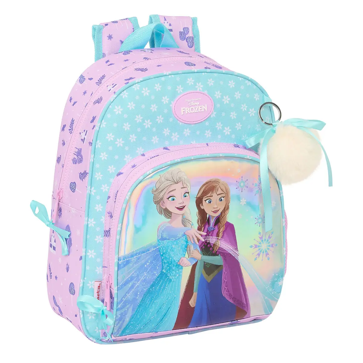 Zaino Scuola Frozen Cool days Violetta Blu cielo 28 x 34 x 10 cm