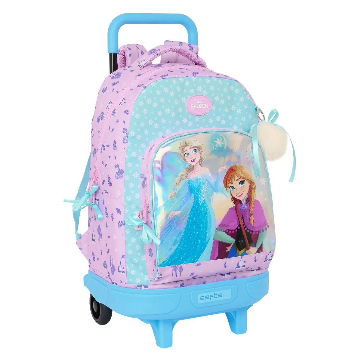 Trolley per la Scuola Frozen Cool days Violetta Blu cielo 33 x 45 x 22 cm