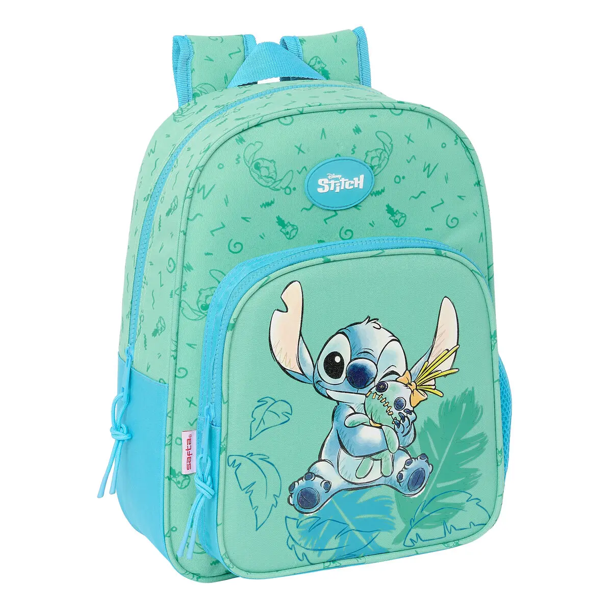 Zaino Scuola Stitch Aloha Turchese 26 x 34 x 11 cm