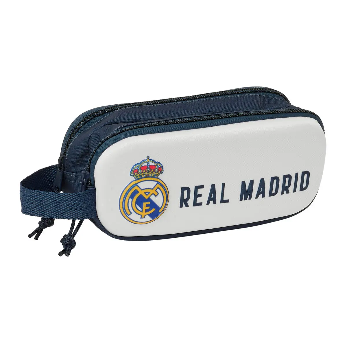 Necessaire Real Madrid C.F. Bianco Blu Marino 21 x 8 x 6 cm