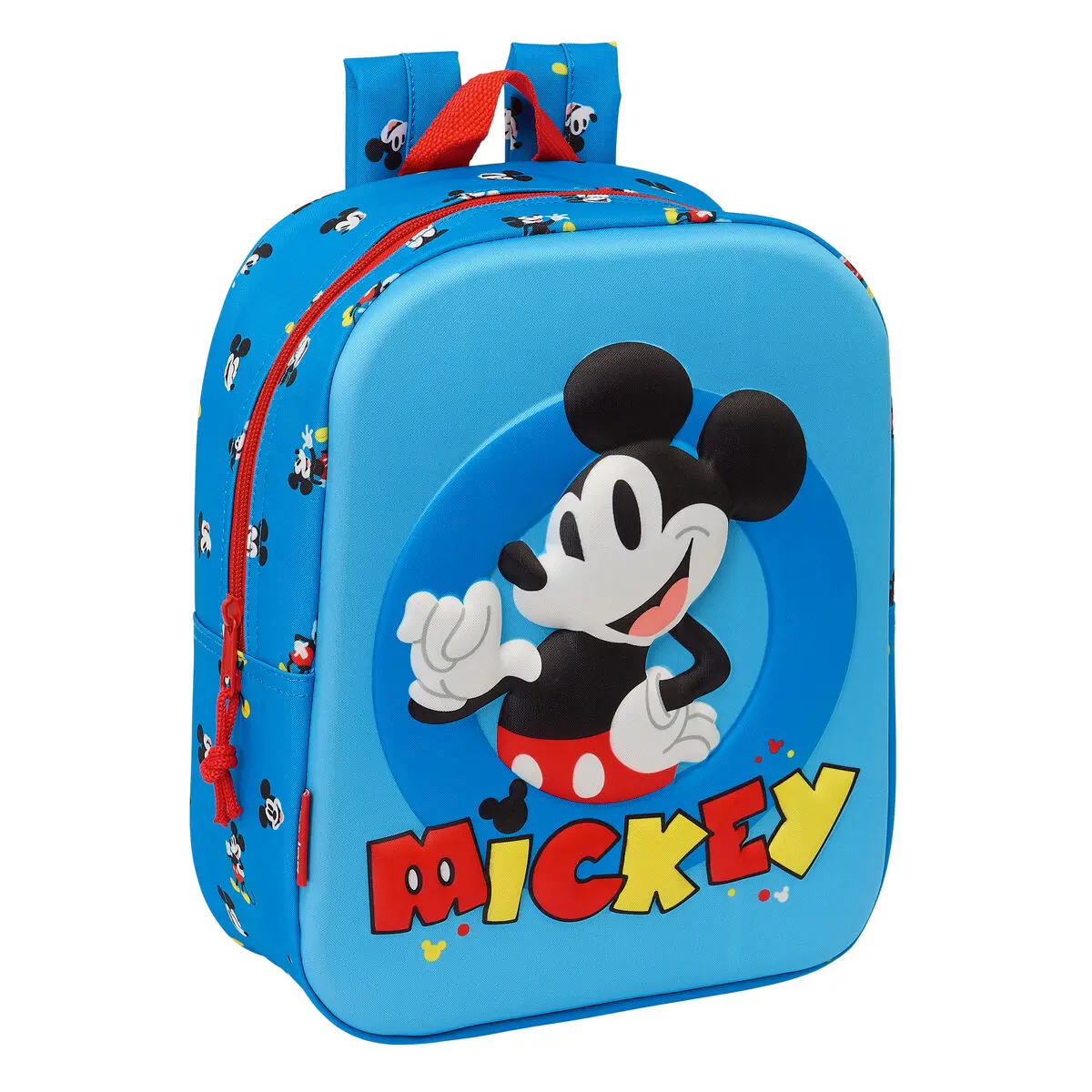 Zaino Scuola Mickey Mouse Clubhouse Azzurro 22 x 27 x 10 cm 3D