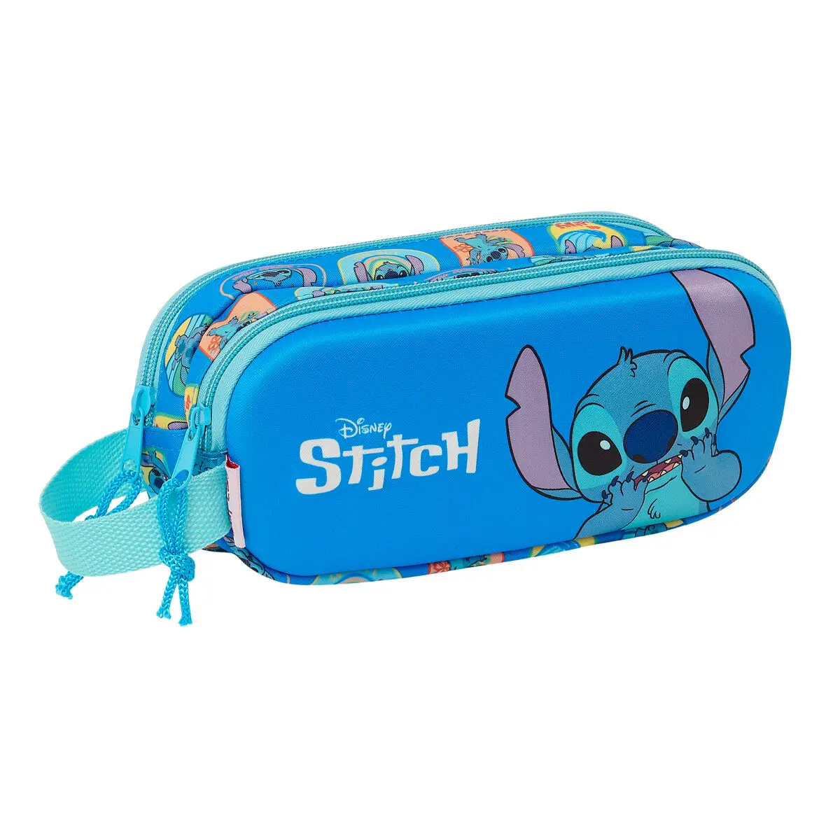 Portaoggetti Doppio Lilo & Stitch Azzurro 21 x 8 x 6 cm 3D