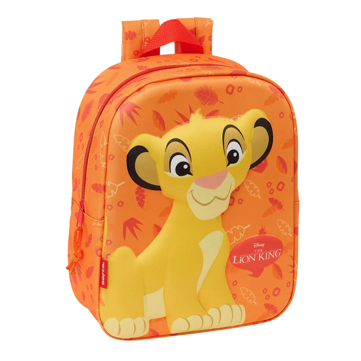 Zaino Scuola The Lion King Arancio 22 x 27 x 10 cm 3D