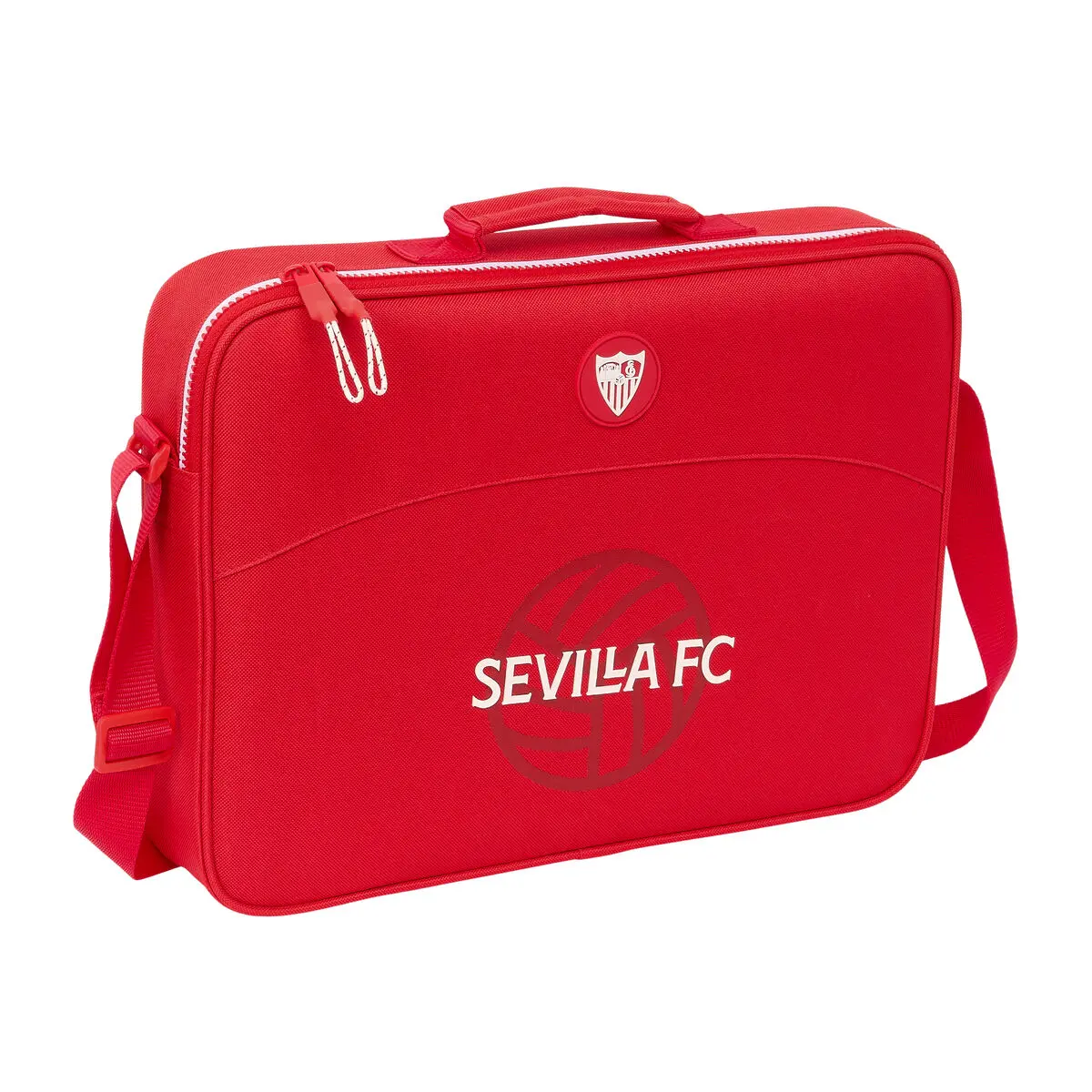 Borsa per la scuola Sevilla Fútbol Club Rosso 38 x 28 x 6 cm