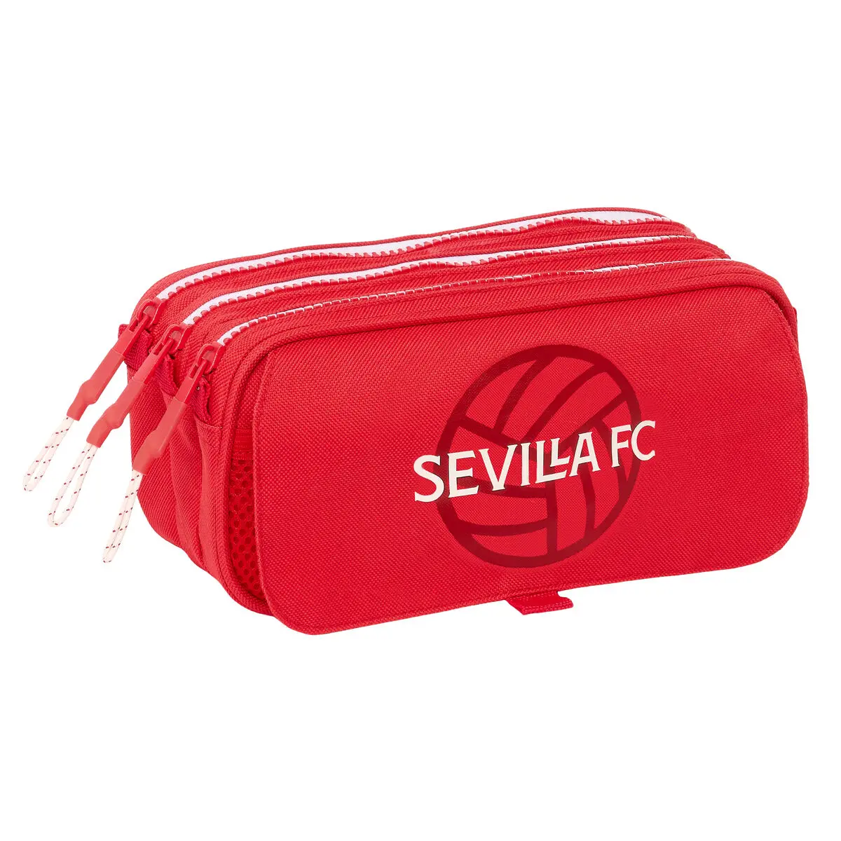 Portaoggetti Triplo Sevilla Fútbol Club Rosso 21,5 x 10 x 8 cm