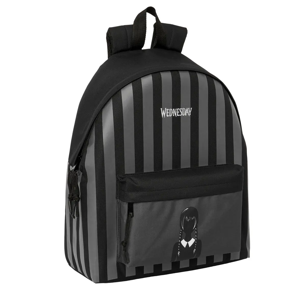 Zaino Scuola Wednesday Nero 33 x 42 x 15 cm