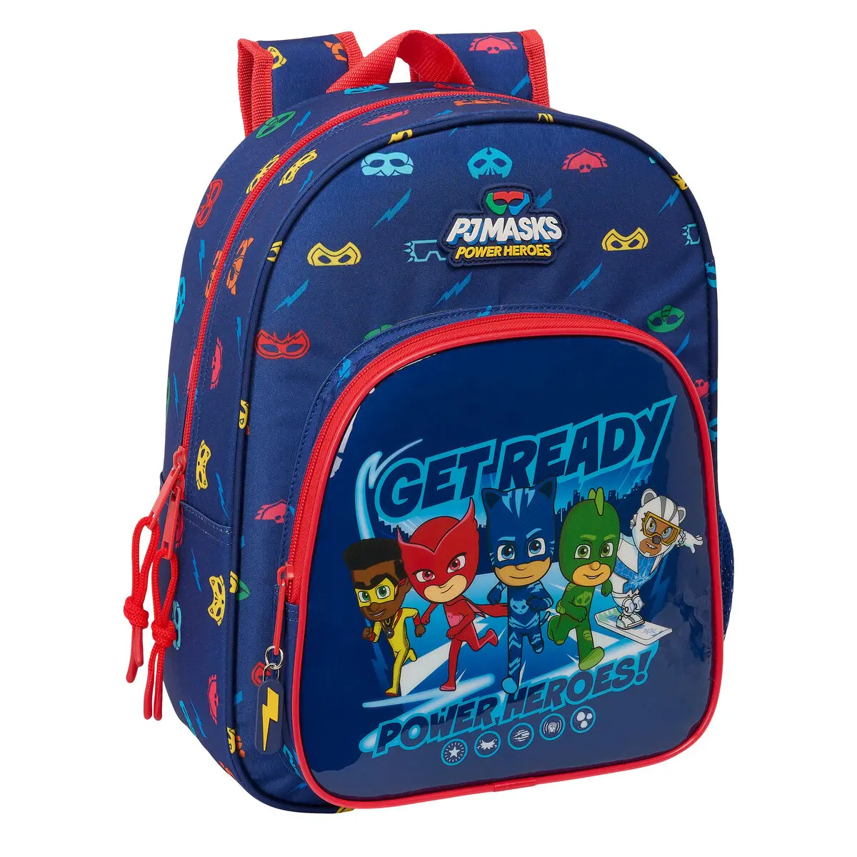 Zaino Scuola PJ Masks Ready Blu Marino 26 x 34 x 11 cm