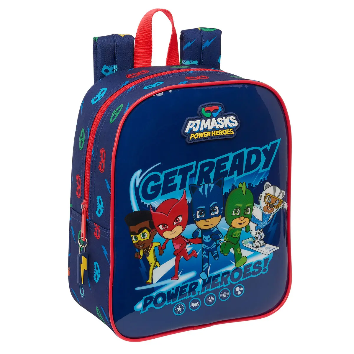 Zaino Scuola PJ Masks Ready Blu Marino 22 x 27 x 10 cm